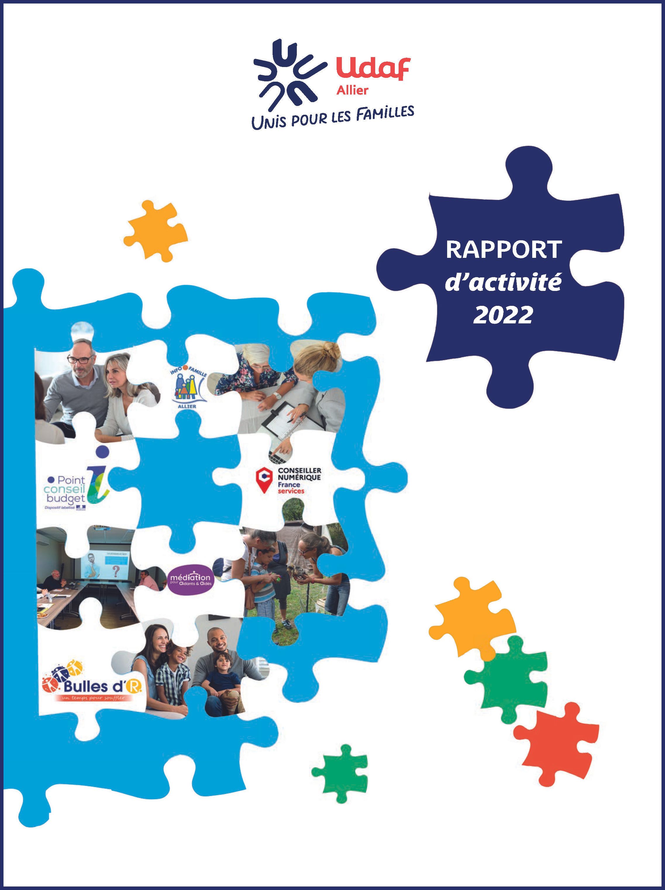 Rapport d'activité 2022 - Udaf 03 Allier