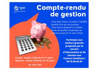Atelier compte-rendu de gestion tuteurs familiaux Udaf 03