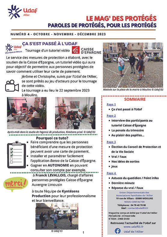 Mag' des Protégés numéro 4 2023