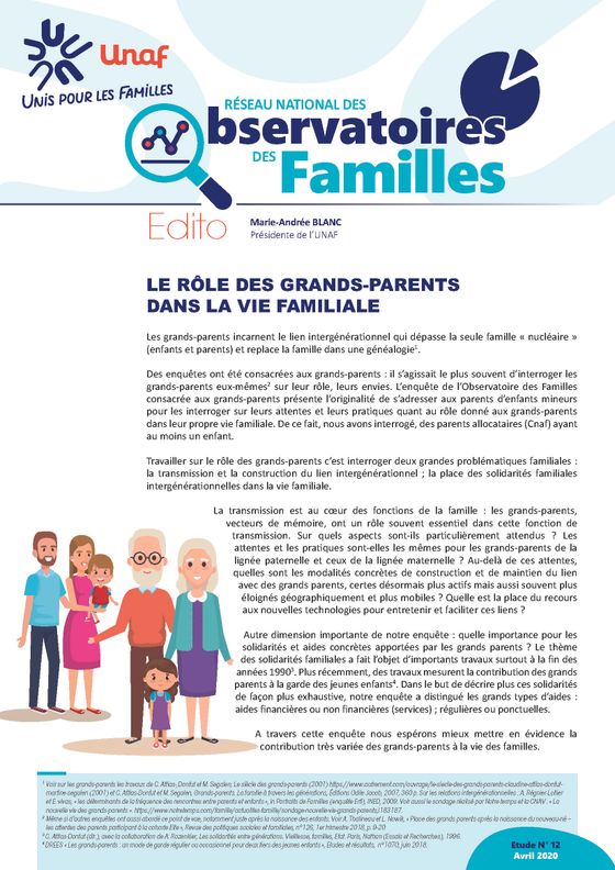 observatoire 2022 rôle grands parents